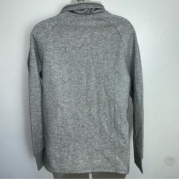 NWT Under Armor grey turtle neck pullover fleece sweatshirt - Picture 5 of 7